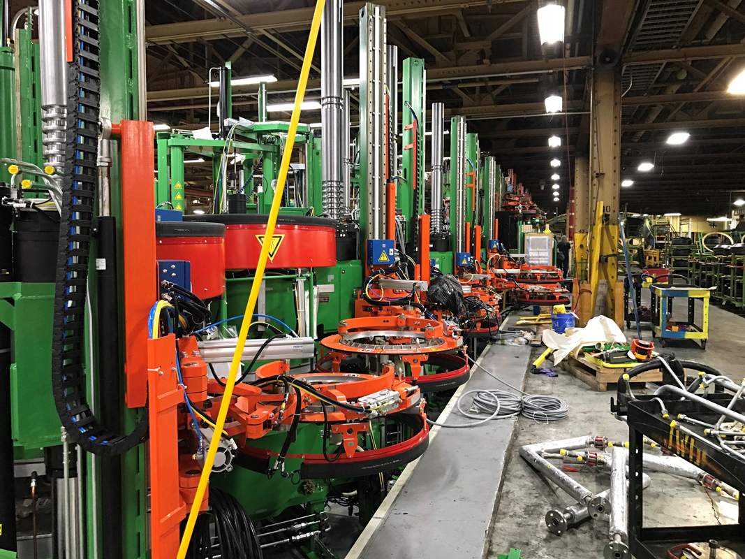 Sumitomo Rubber USA—AB West Curing Row